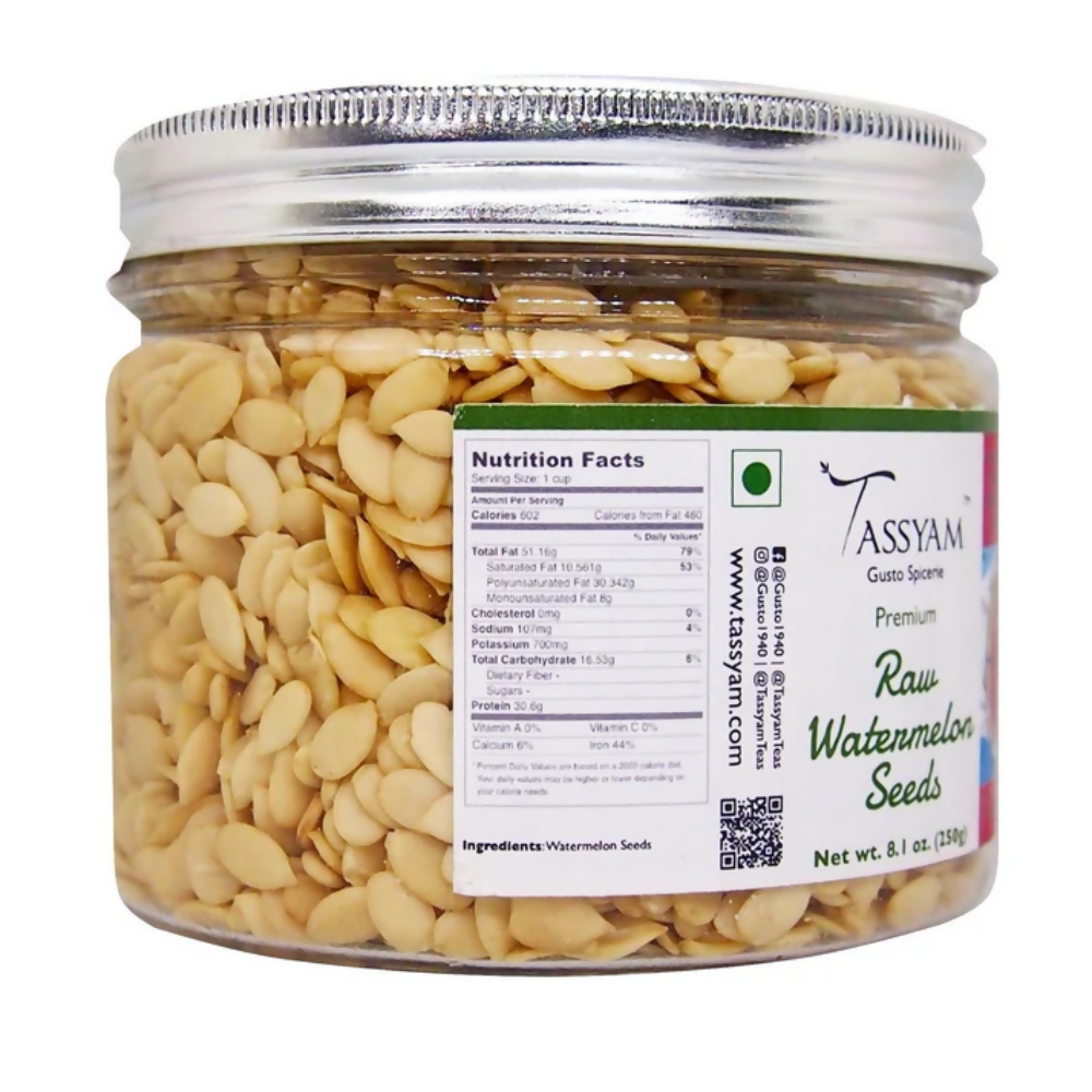 Tassyam Organics Raw Watermelon Seeds Tassyam Organics