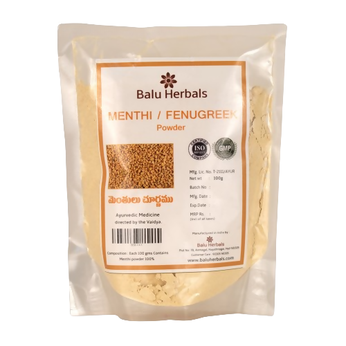 Balu Herbals Fenugreek (Menthula) Powder - Safuron