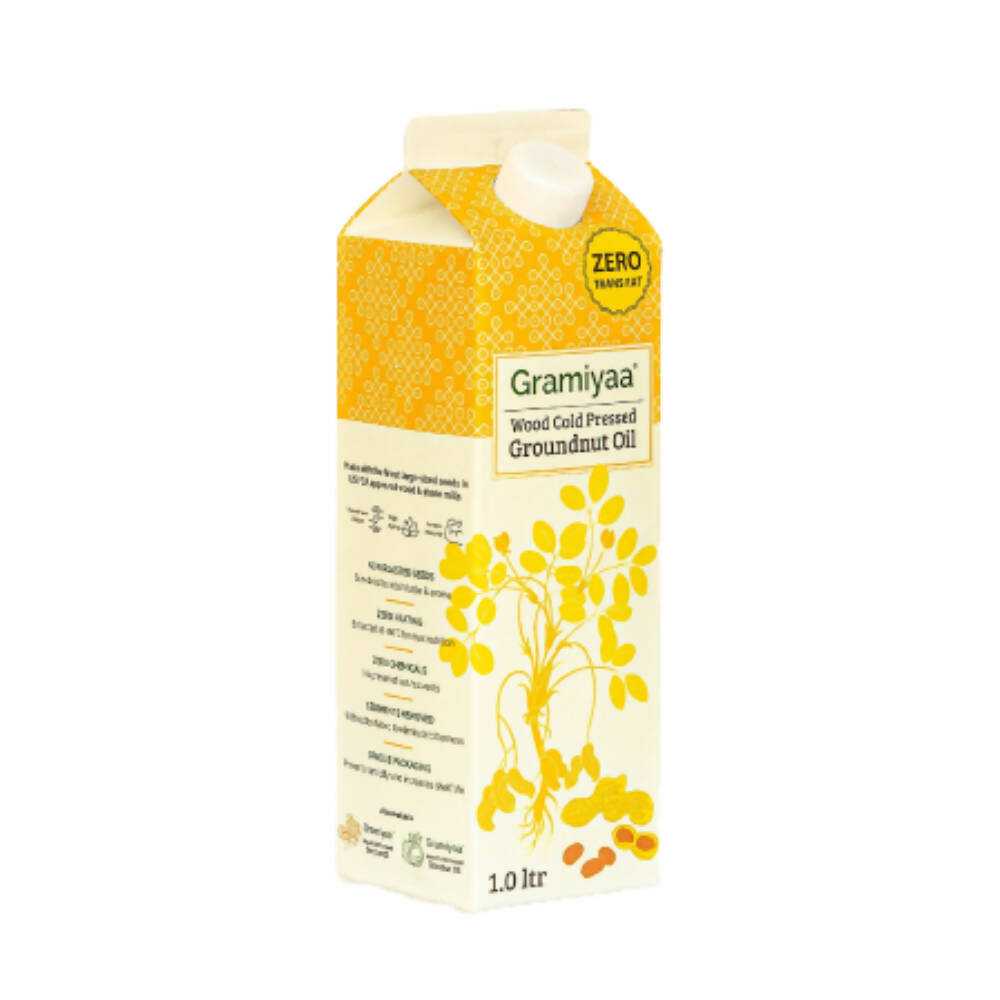 Gramiyaa Wood Cold Pressed Groundnut Oil - Safuron