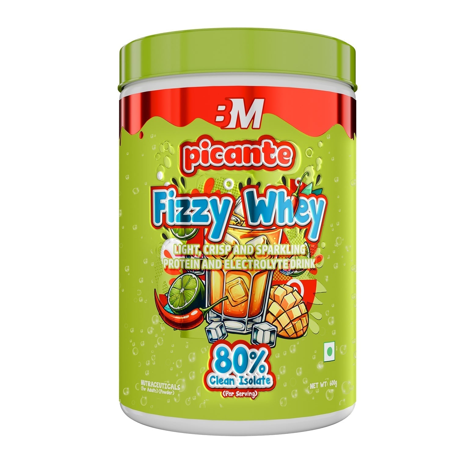Big Muscles Nutrition Fizzy Whey & Shaker Combo Big Muscles Nutrition