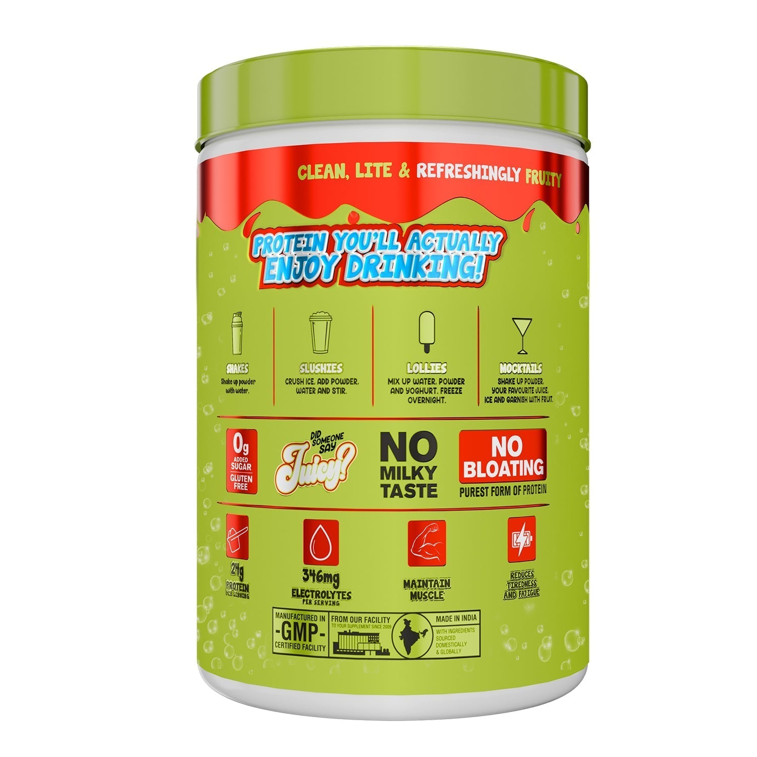 Big Muscles Nutrition Fizzy Whey & Shaker Combo Big Muscles Nutrition