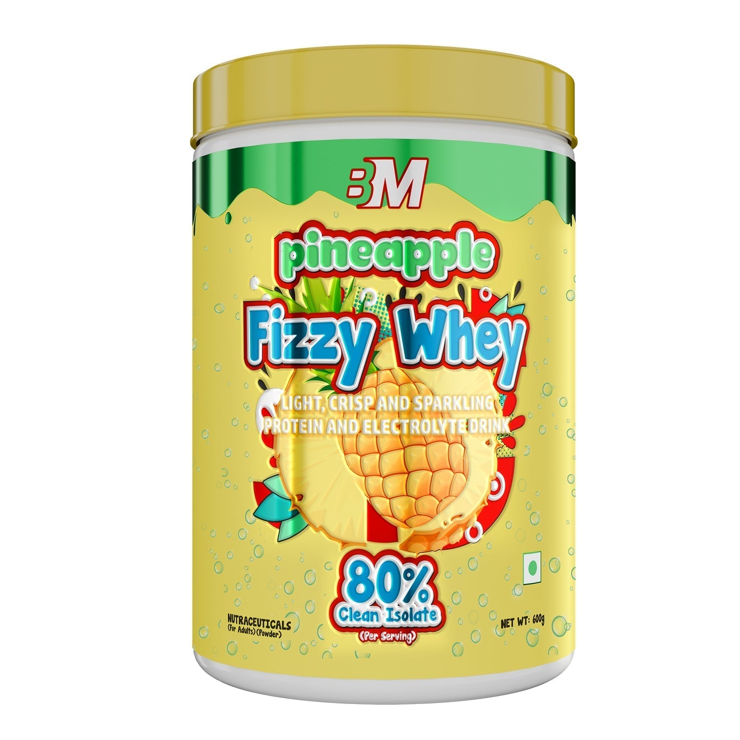 Big Muscles Nutrition Fizzy Whey & Shaker Combo Big Muscles Nutrition