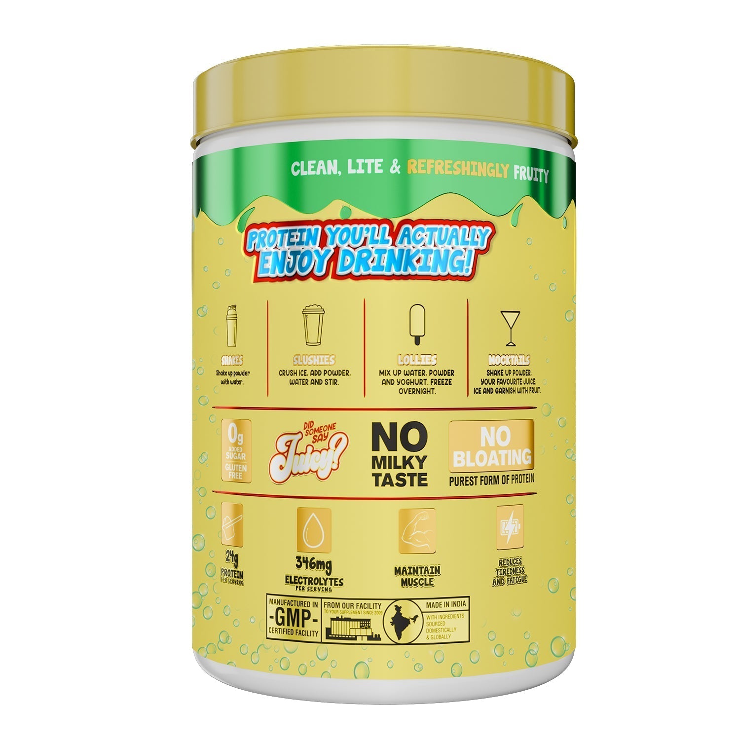 Big Muscles Nutrition Fizzy Whey & Shaker Combo Big Muscles Nutrition