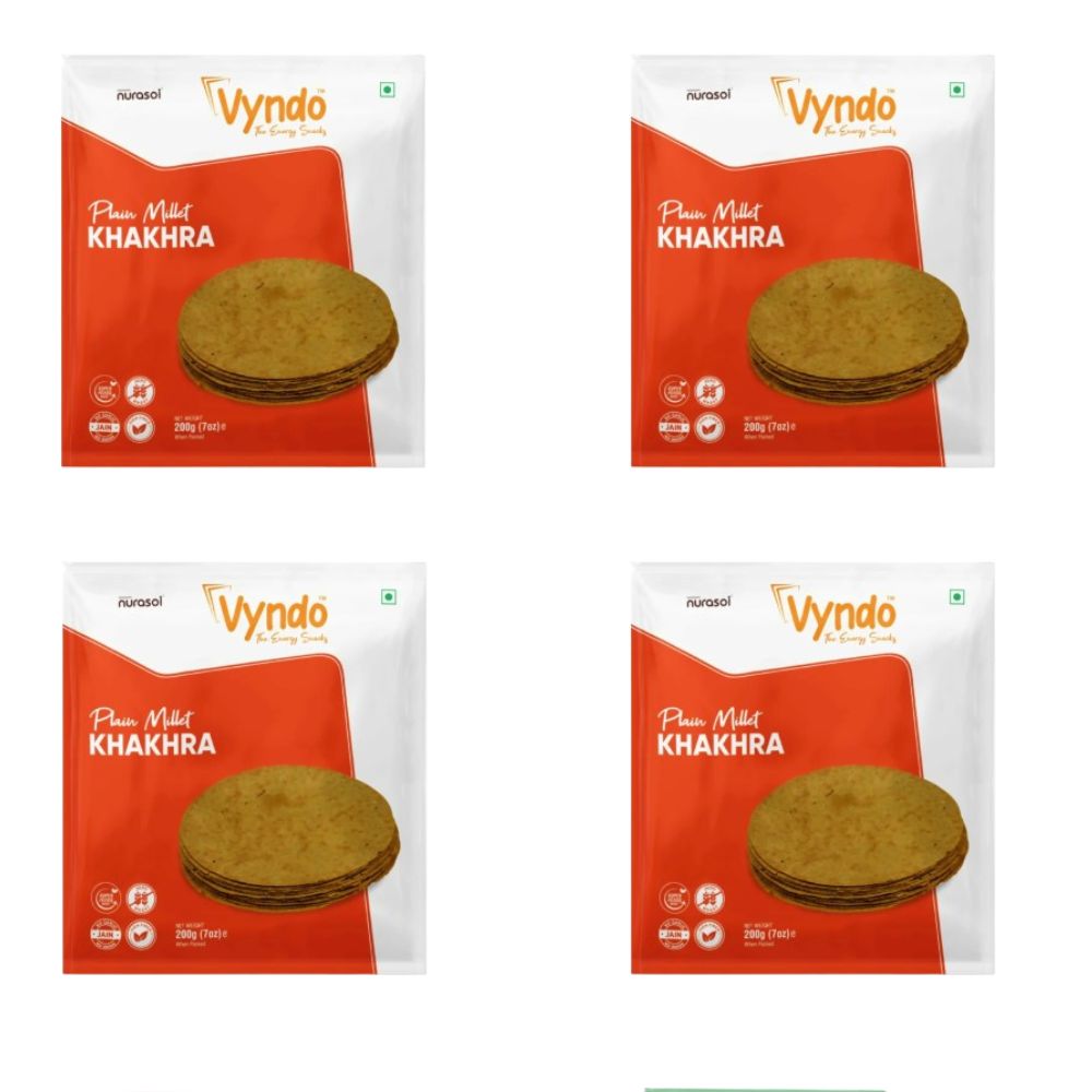 Vyndo Plain Millet Khakhra - Safuron