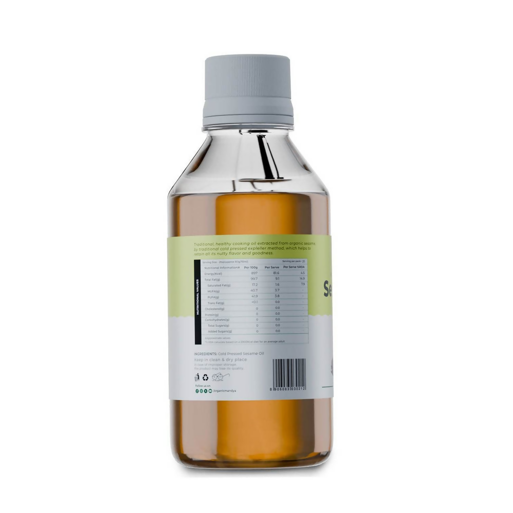 Organic Mandya Sesame Oil Organic Mandya