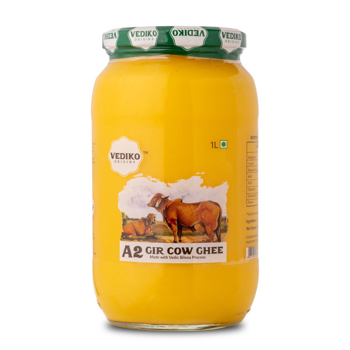 Vediko Origins A2 Gir Cow Ghee - Safuron