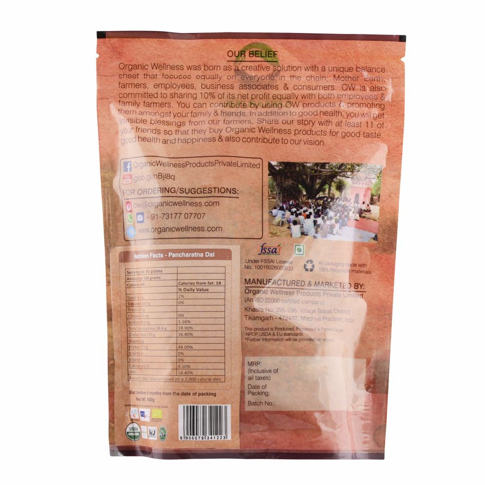 Organic Wellness Pancharatna Dal Organic Wellness
