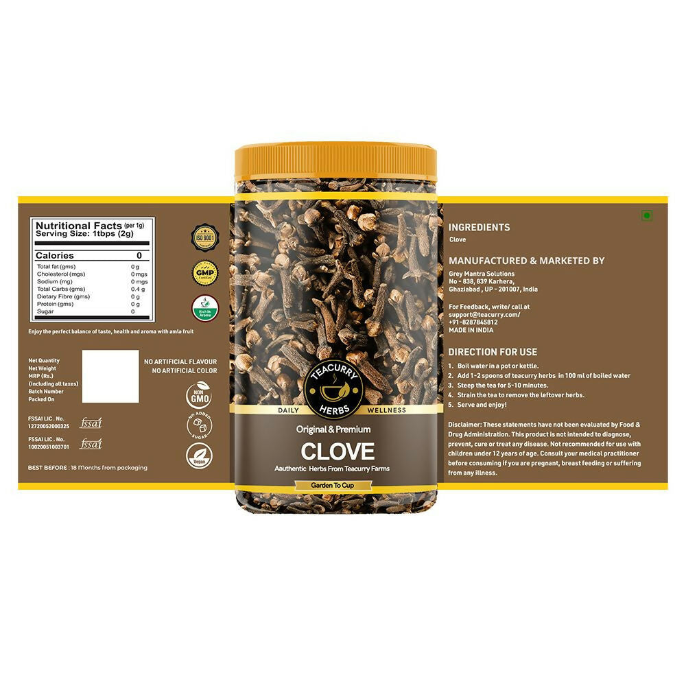 Teacurry Premium Organic Clove Teacurry