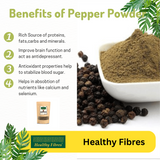 Healthy Fibres Black Pepper Powder Healthy Fibres