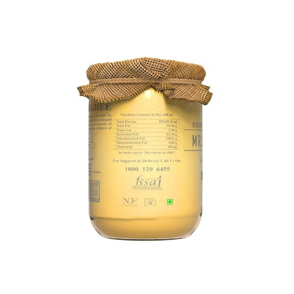 Mr. Dairy A2 Ghee | 100% Pure and Natural Ghee | Cultured Desi Ghee From A2 Milk Mr. Dairy