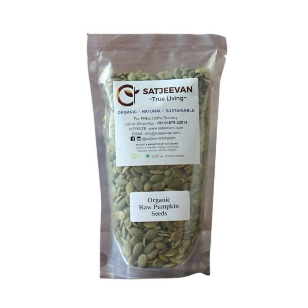 Satjeevan Organic Raw Pumpkin Seeds Satjeevan