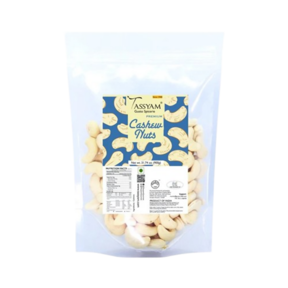 Tassyam Organics Premium Cashews w240 Grade - Pouch - Safuron