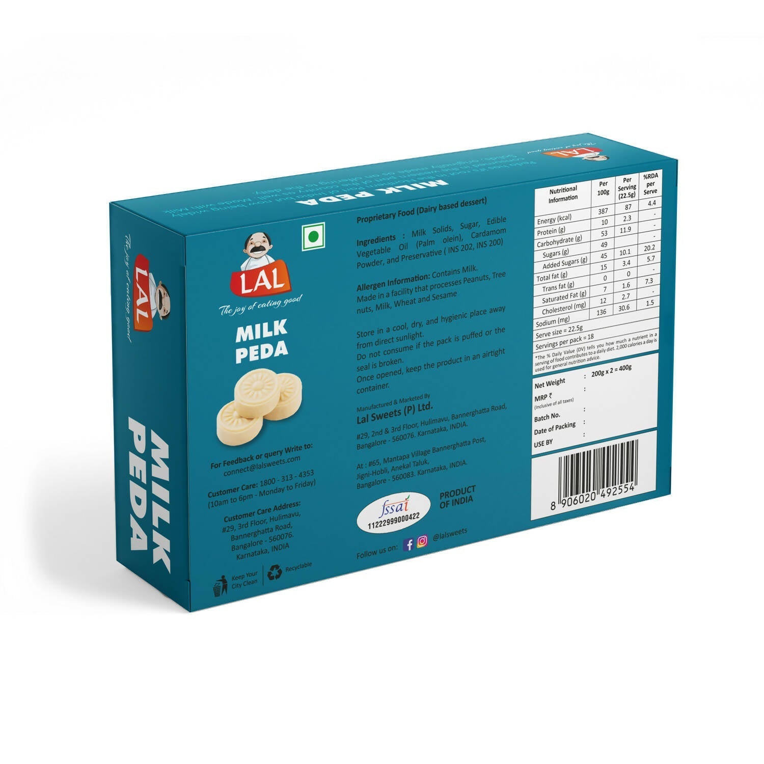 Lal Sweets Milk Peda Lal Sweets