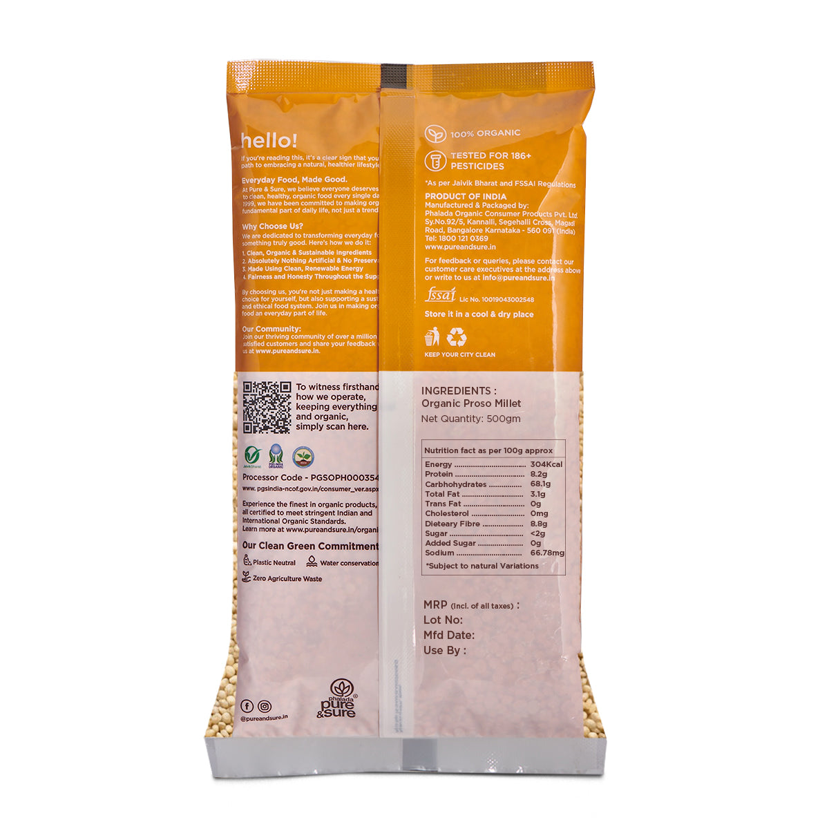 Pure & Sure Organic Proso Millet Pure & Sure