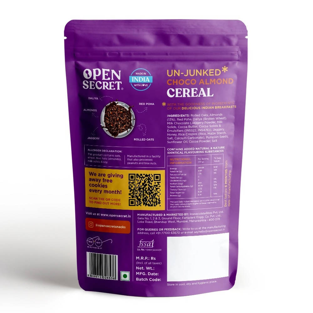 Open Secret Choco Almond Cereal Open Secret