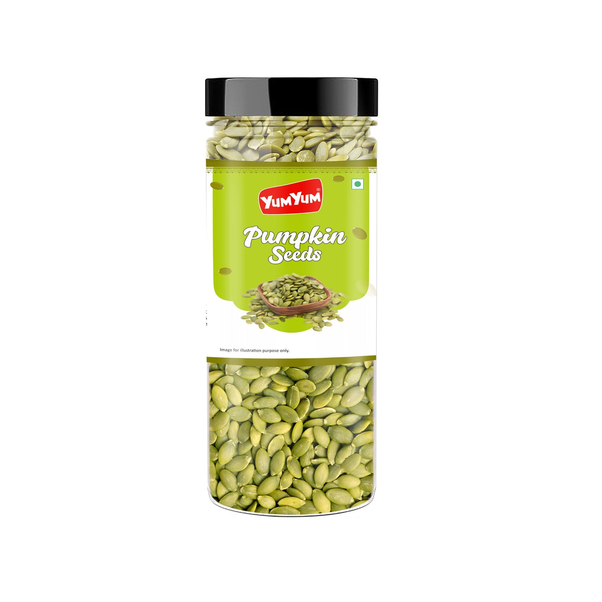 Yum Yum Roasted & Salted Pumpkin Seeds Jar - Dista