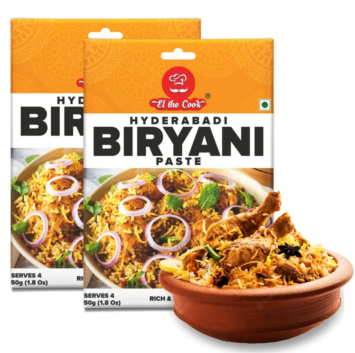 EL The Cook Nizami Biryani Marinade - Medium Spicy Masala Paste - Safuron