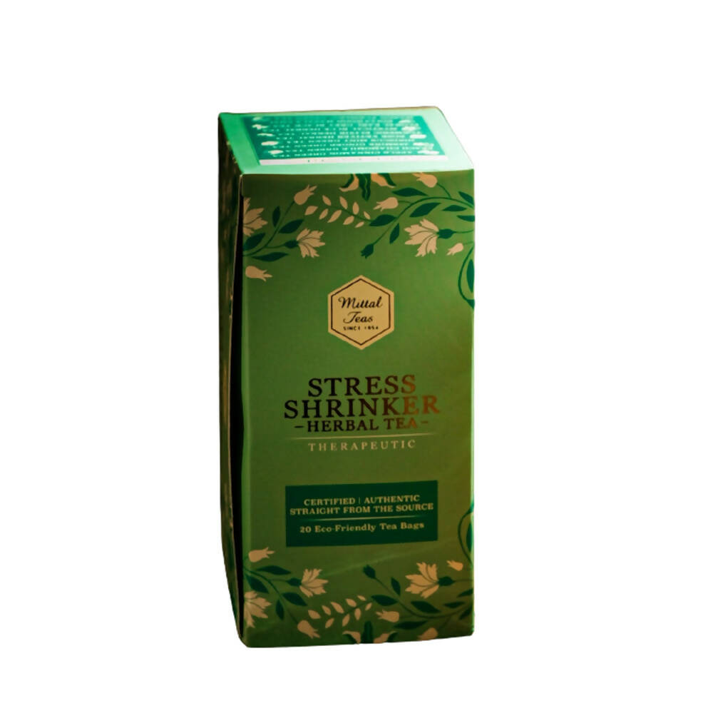 Mittal Teas Stress Shrinker Herbal Tea - Eco-Friendly Bags - Safuron