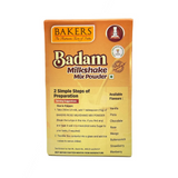 BAKERS Milk Shake Mix Powder - Badam Flavor BAKERS