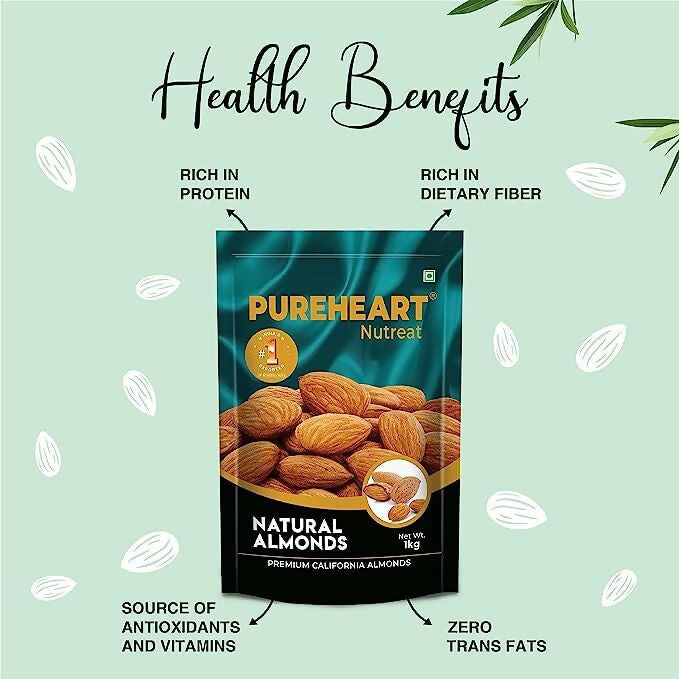 Pureheart Nutreat Natural Almonds Pureheart