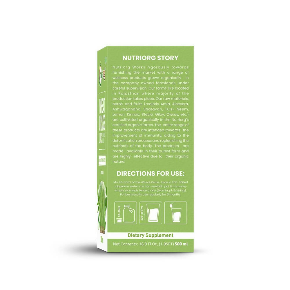 Nutriorg Wheatgrass Juice Nutriorg