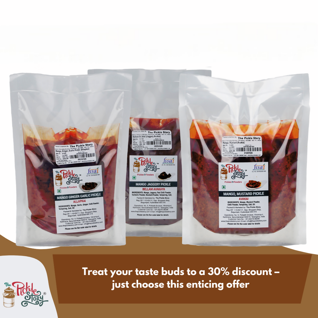 The Pickle Story Mango Melange Trio Pickle The Pickle Story