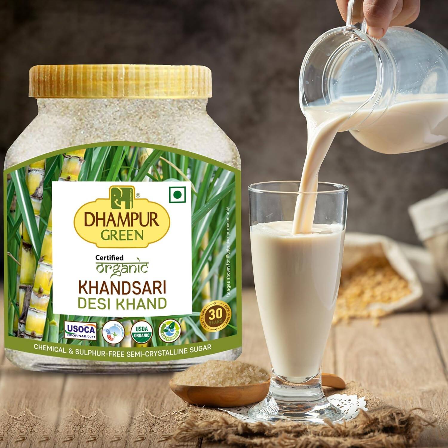 Dhampur Green Desi Khand Khandsari Sugar Dhampur Green
