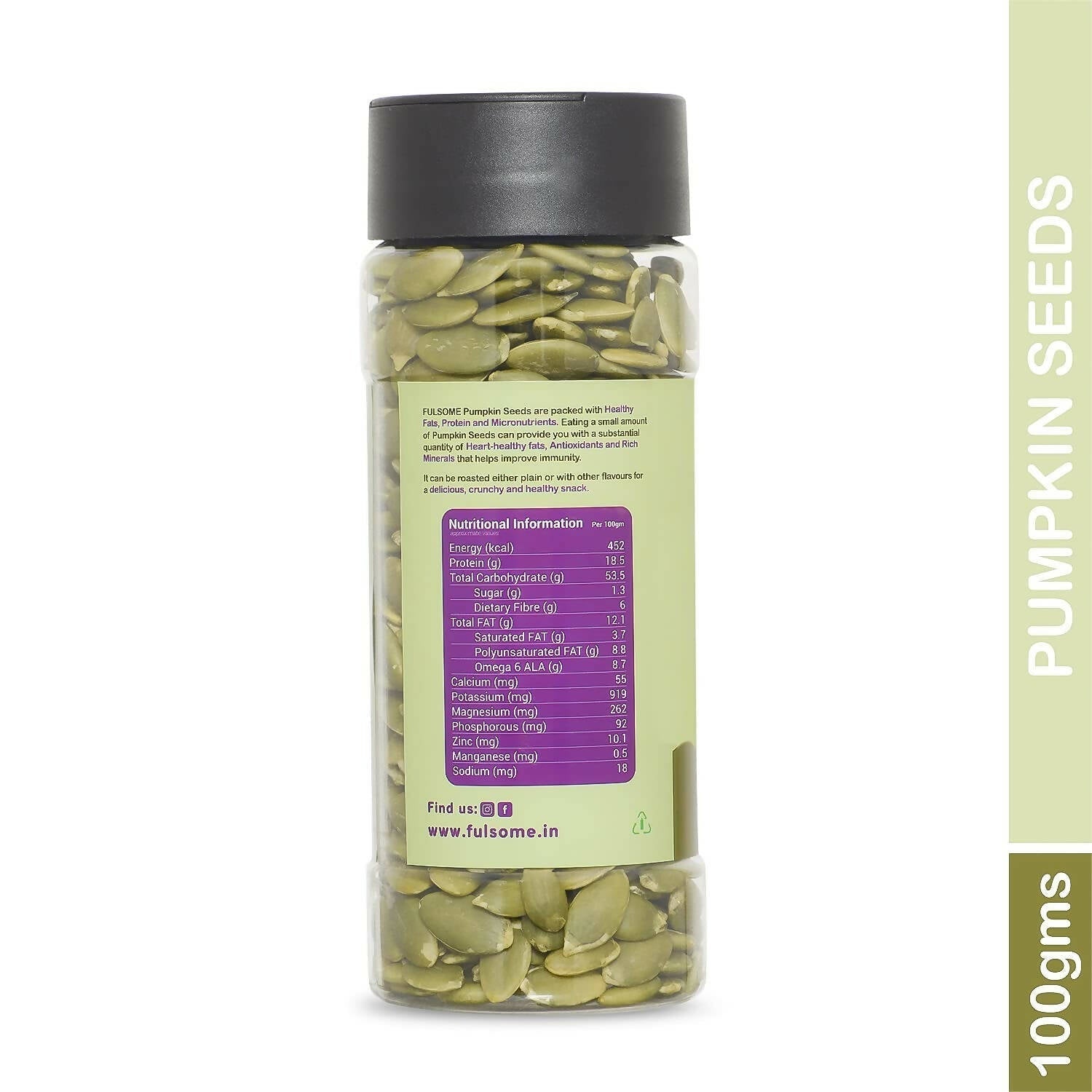 Fulsome Raw Pumpkin Seeds Fulsome