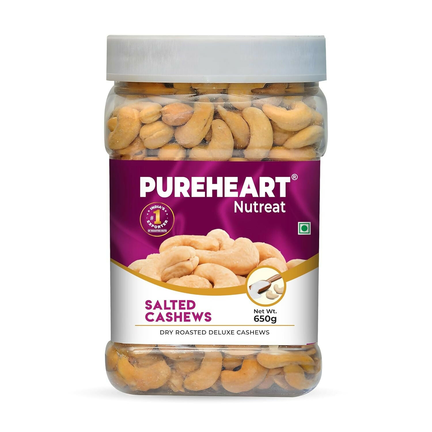 Pureheart Nutreat Roasted Salted Cashews - Safuron