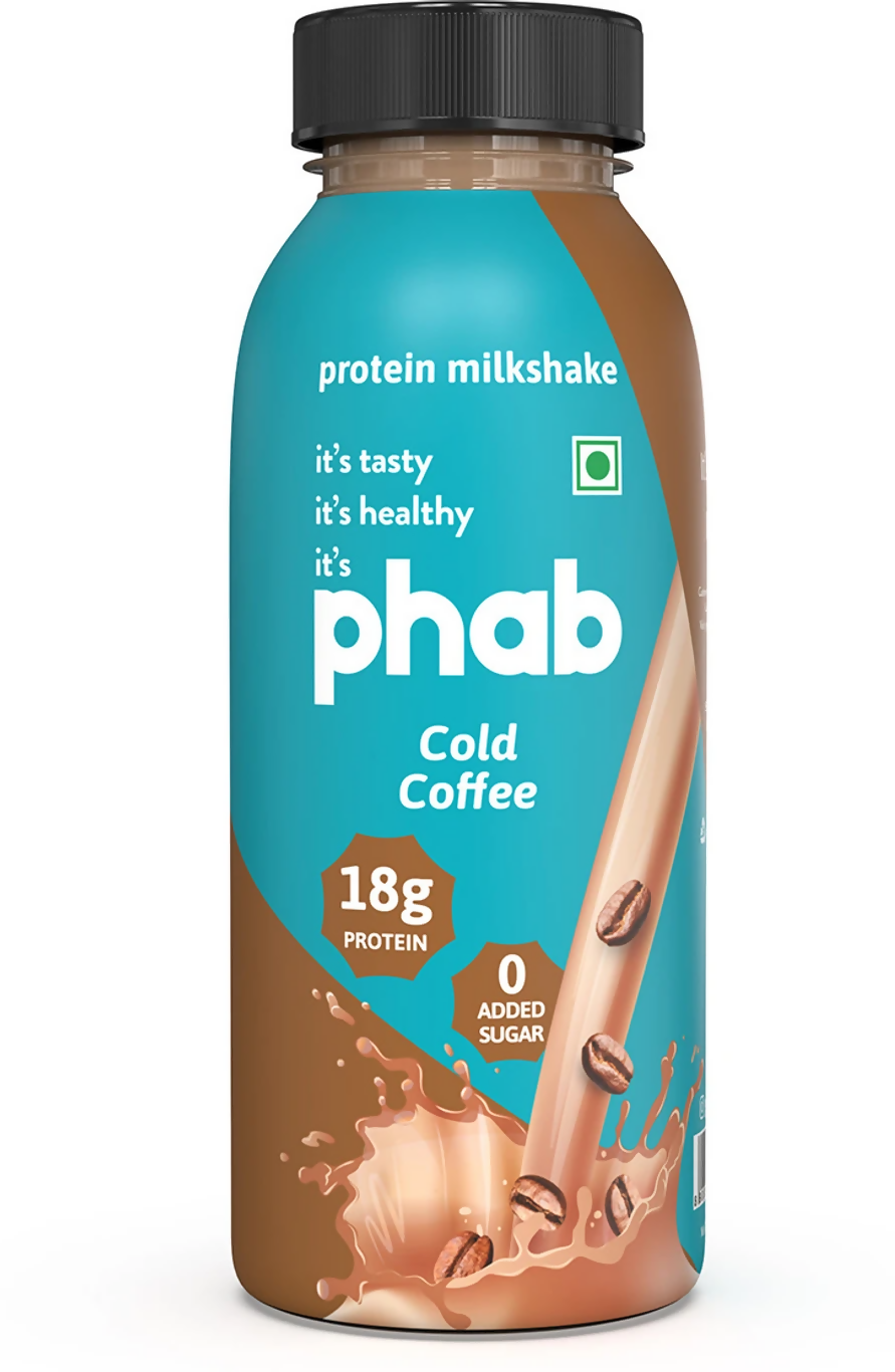 Phab Protein Milkshake With protein Cold Coffee Protein Shake Phab