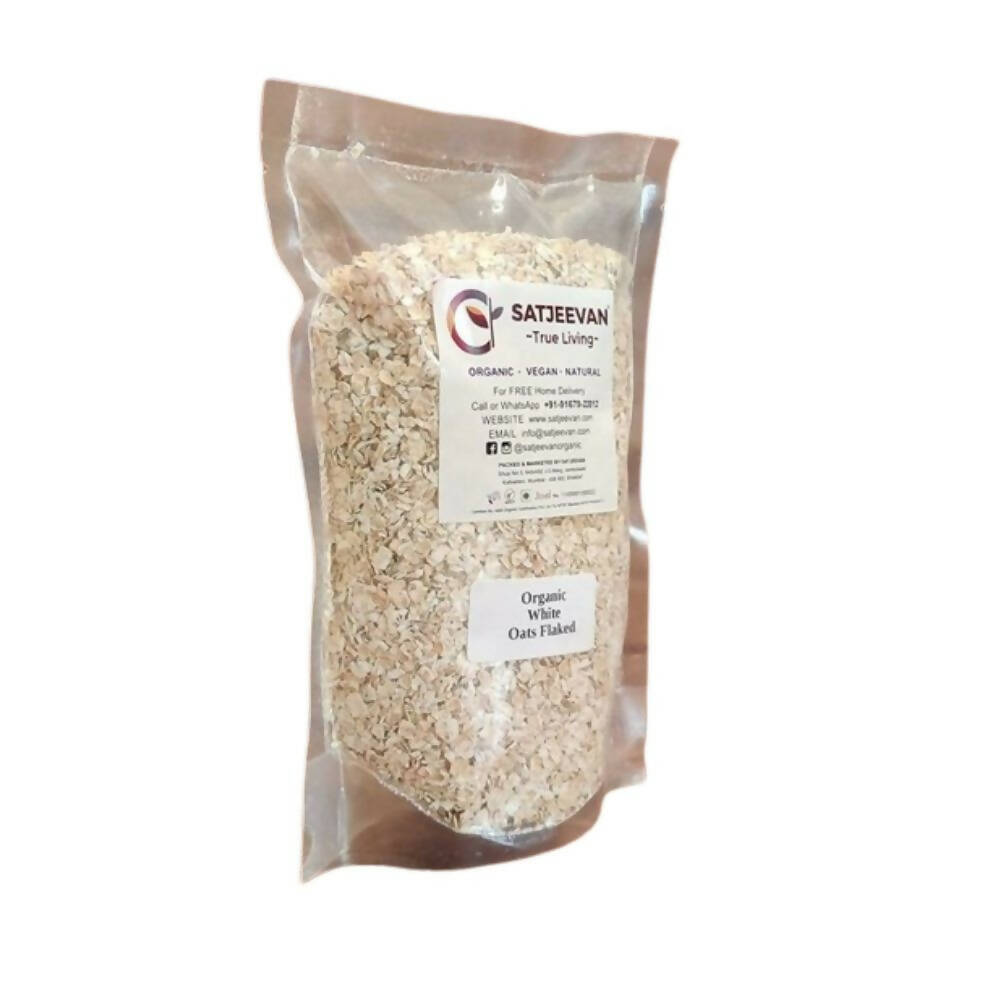Satjeevan Organic White Oats Flaked Satjeevan