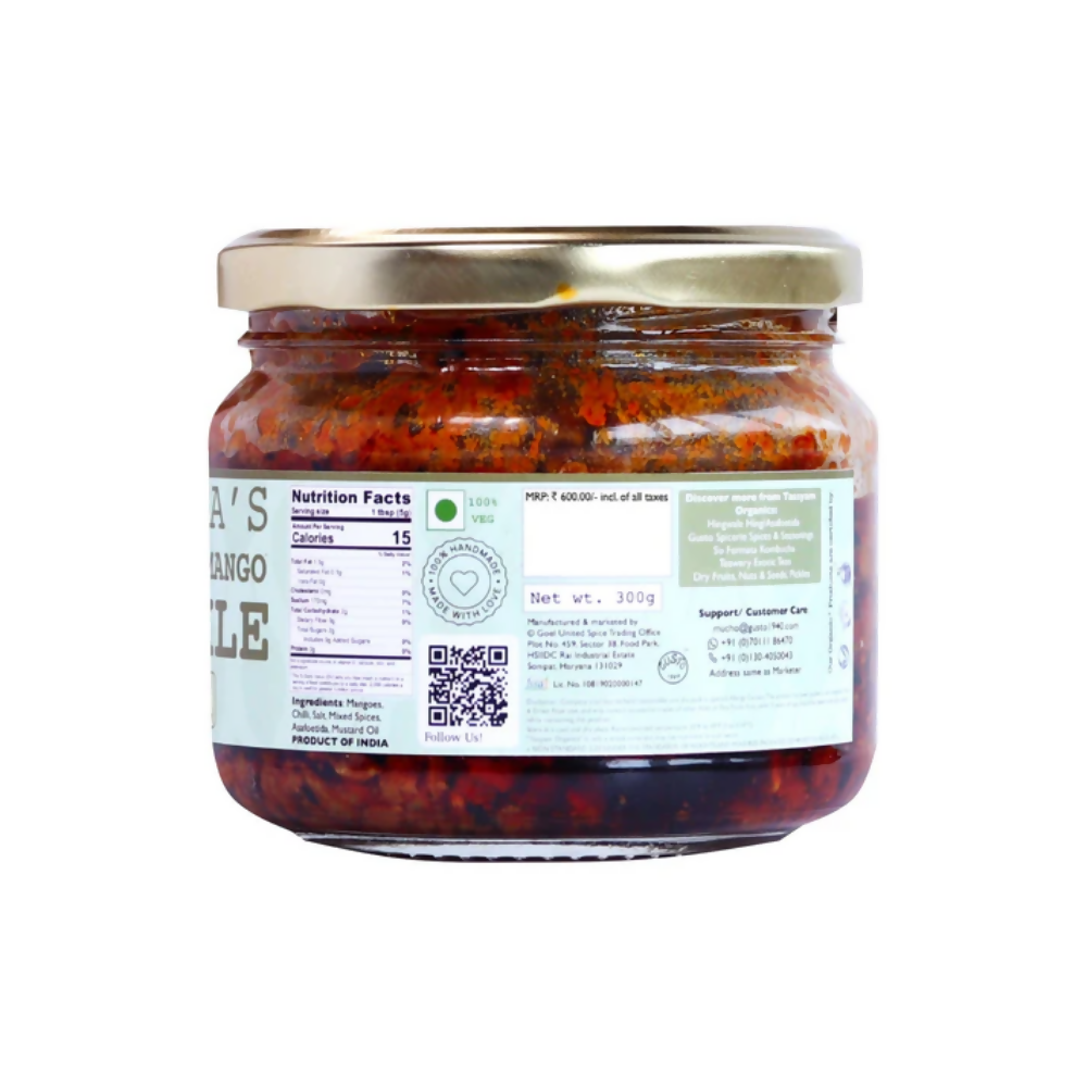 Tassyam Organics Mango Masala Pickle Tassyam Organics
