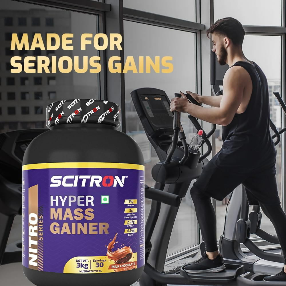 Scitron Nitro Series Hyper Mass Gainer Milk Chocolate Scitron