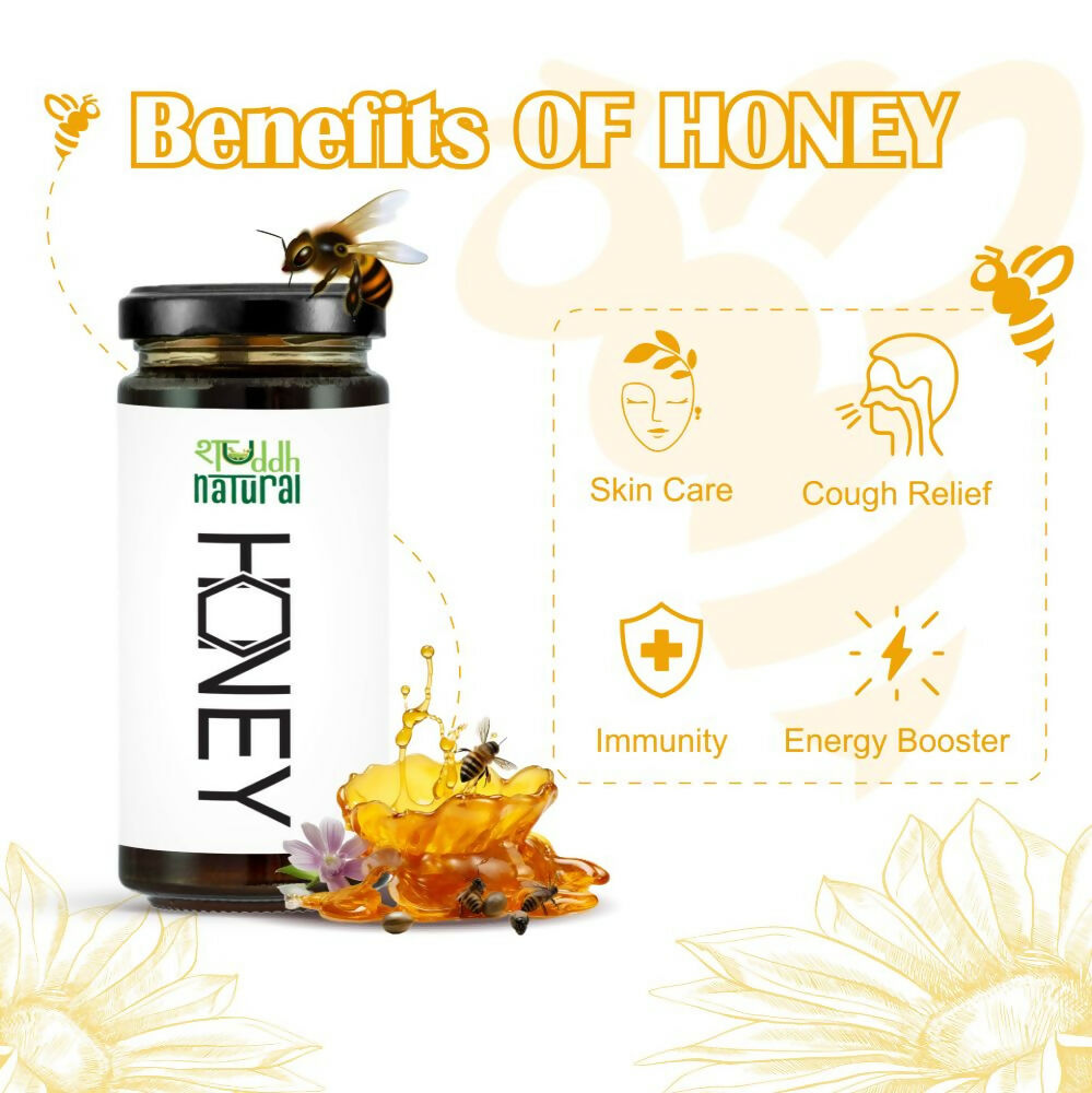 Shuddh Natural Ubtan Based Herbal Gulal, Ayurvedic Thandai Powder, Honey | Holi Gift Hamper Shuddh Natural