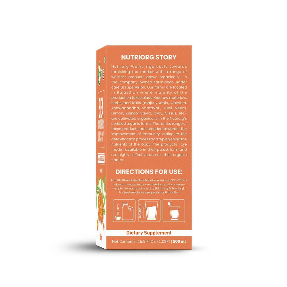Nutriorg Seabuckthorn Juice Nutriorg