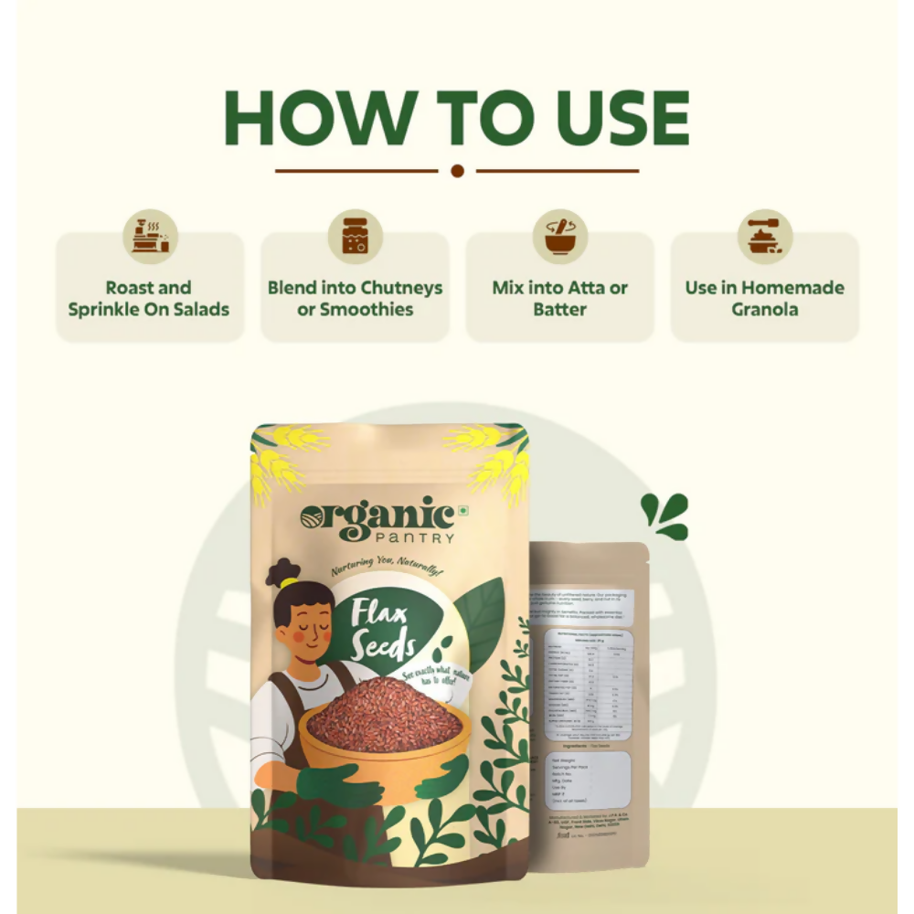 Organic Pantry Flax Seeds Organic Pantry