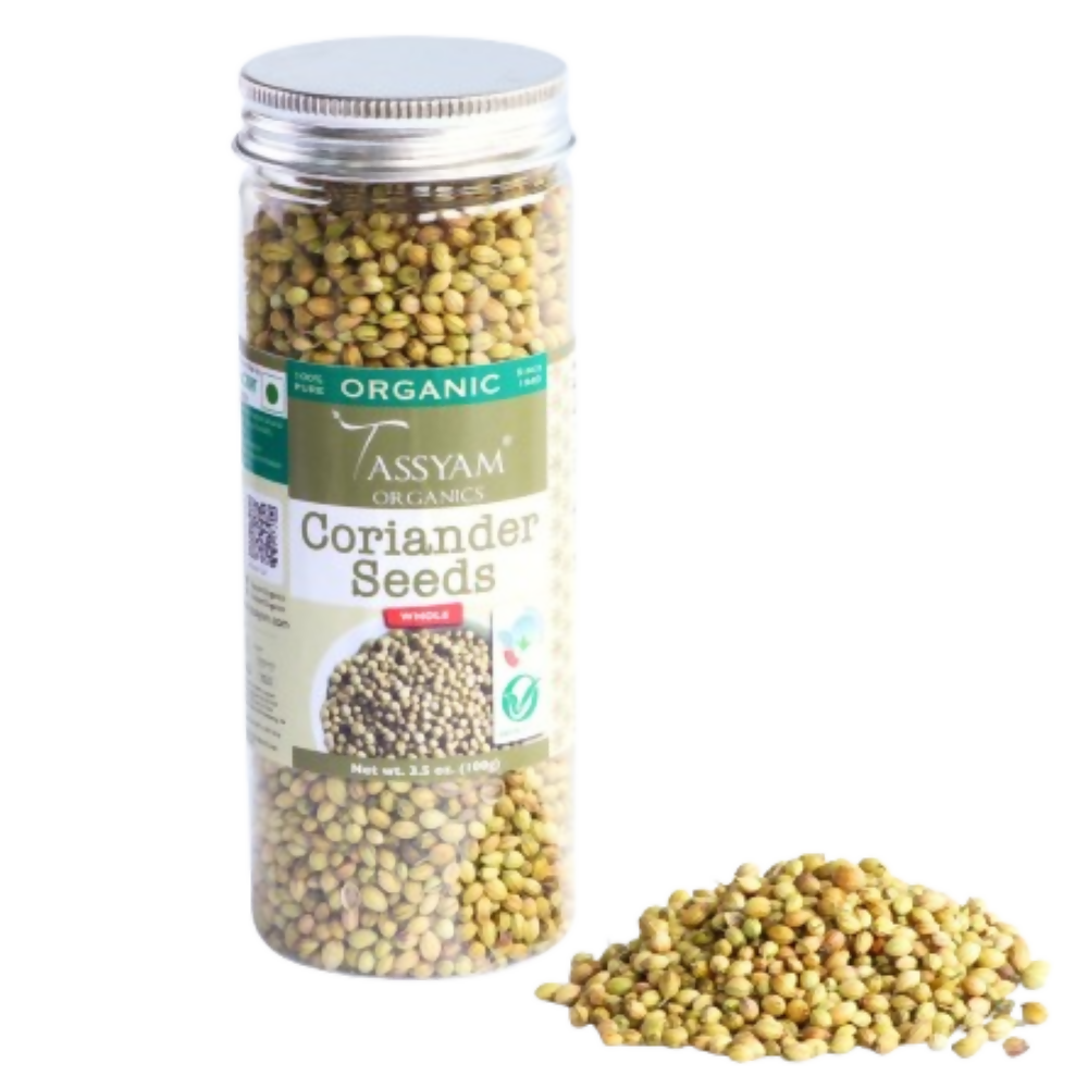 Tassyam Organics Certified 100% Organic Coriander Seeds - Safuron