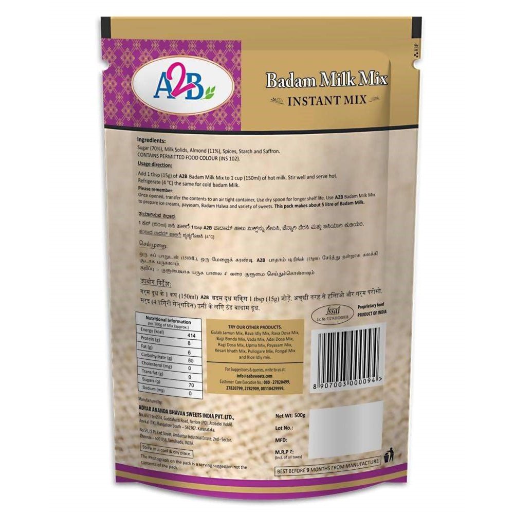 A2B - Adyar Ananda Bhavan Badam Milk Mix Adyar Ananda Bhavan