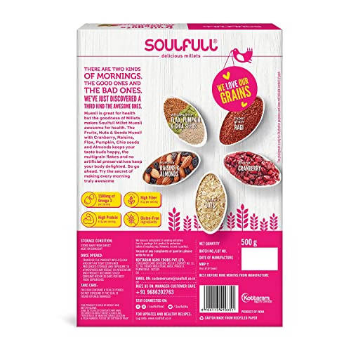 Soulfull Fruit, Nut & Seeds Millet Muesli Soulfull