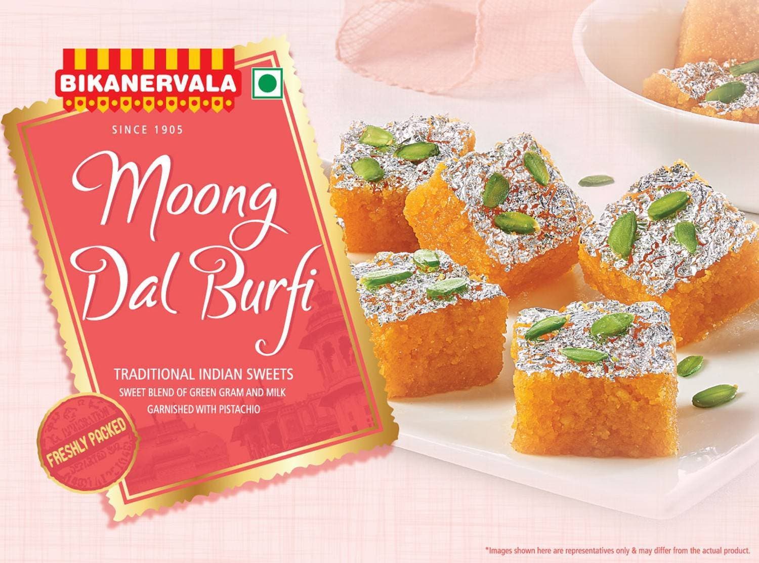 Bikanervala Moong Dal Burfi Bikanervala