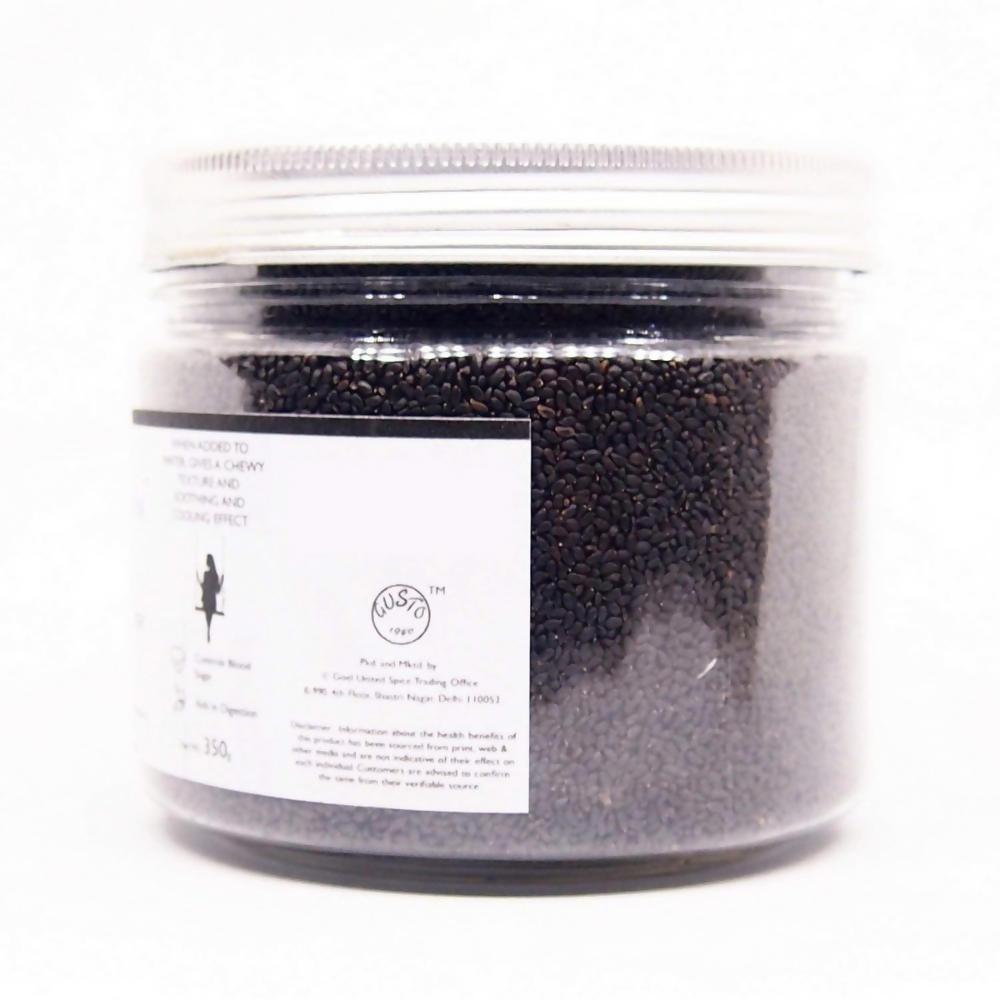 Tassyam Organics Basil Seeds - Sabja Tassyam Organics