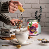 Zevic Premium Hibiscus Flowers Herbal Green Tea Zevic
