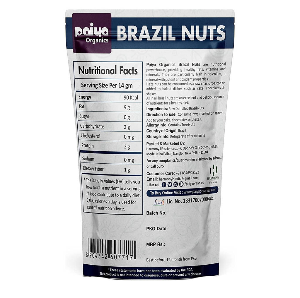Paiya Organics Brazil Nuts Paiya Organics
