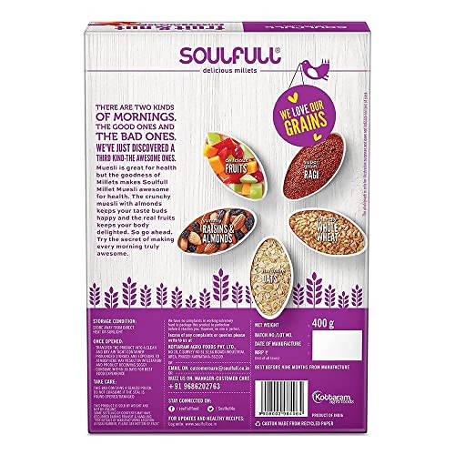 Soulfull Fruit & Nut Millet Muesli Soulfull