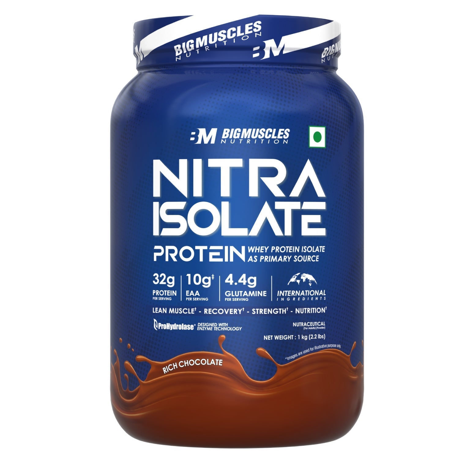 Big Muscles Nutrition Nitra Isolate Whey Protein - Dista