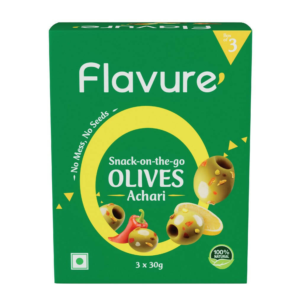 Flavure Snack-On-The-Go Olives Achari - Safuron