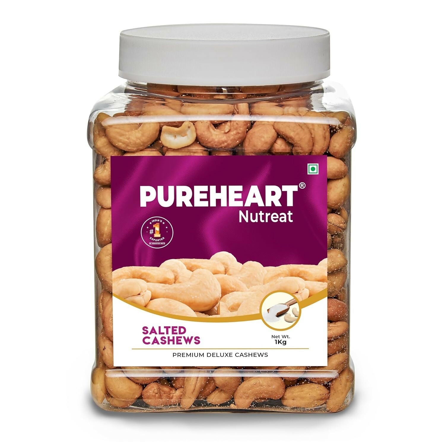 Pureheart Nutreat Roasted Salted Cashews - Safuron