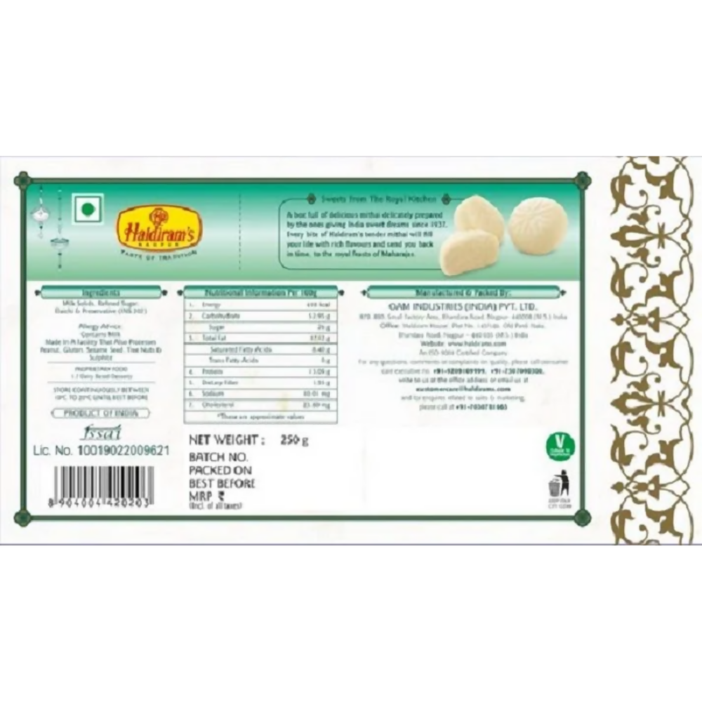 Haldiram's Special Malai Peda Haldiram's