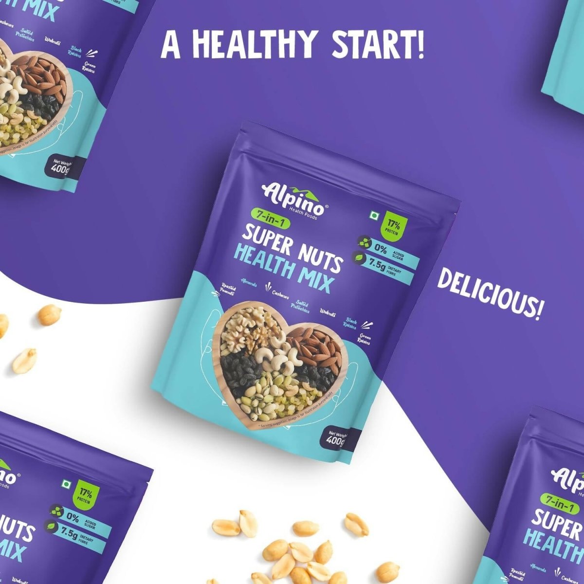 Alpino 7-in-1 Super Nuts Health Trial Mix Alpino