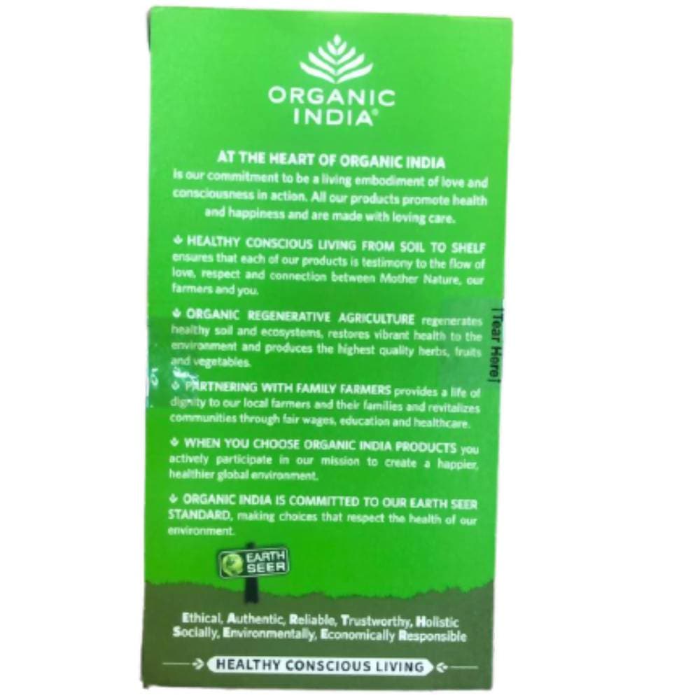 Organic India Tulsi Cinnamon Giloy Tea Bags Organic India